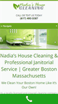Mobile Screenshot of nadiashousecleaning.com